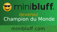 Jeanpascal joue au Minibluff